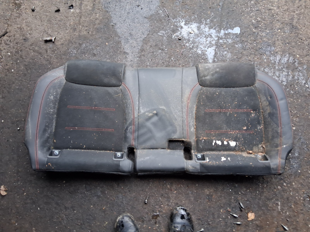 2021 MERCEDES A CLASS SALOON V177 REAR SEAT COMPLETE LEATHER SEAT BASE