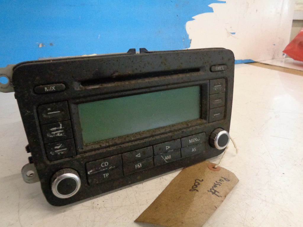 VW VOLKSWAGEN PASSAT 2006 CD PLAYER RADIO STEREO HEAD UNIT 1K0035186P