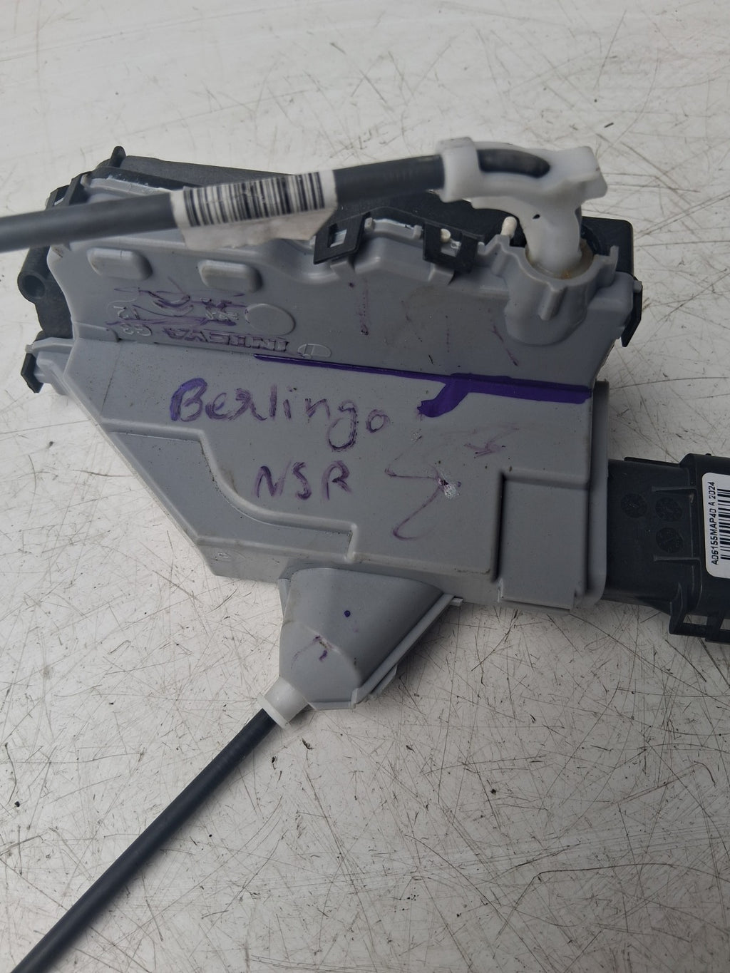 2024 CITROEN BERLINGO NSR NEAR PASSENGER LEFT REAR LOCK MECH MECHANISM 16943586