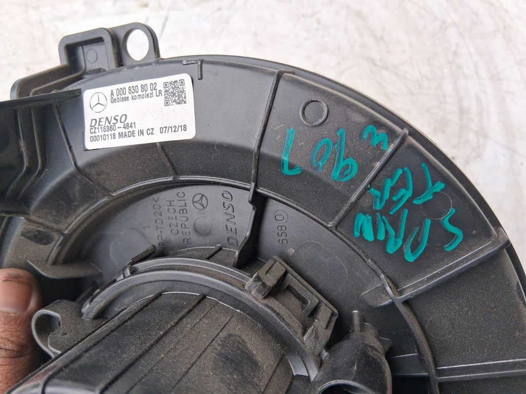 2021 MERCEDES BENZ SPRINTER W907 HEATER BLOWER MOTOR FAN A0008308002
