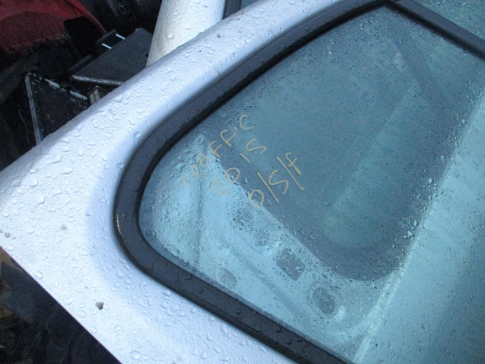 2015 RENAULT TRAFIC X82 OSF DRIVER SIDE FRONT BARE DOOR SILVER