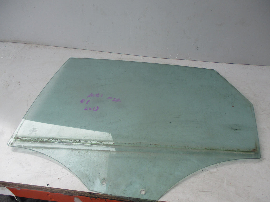 AUDI A4 B8 2013 OSR DRIVER SIDE REAR WINDOW GLASS