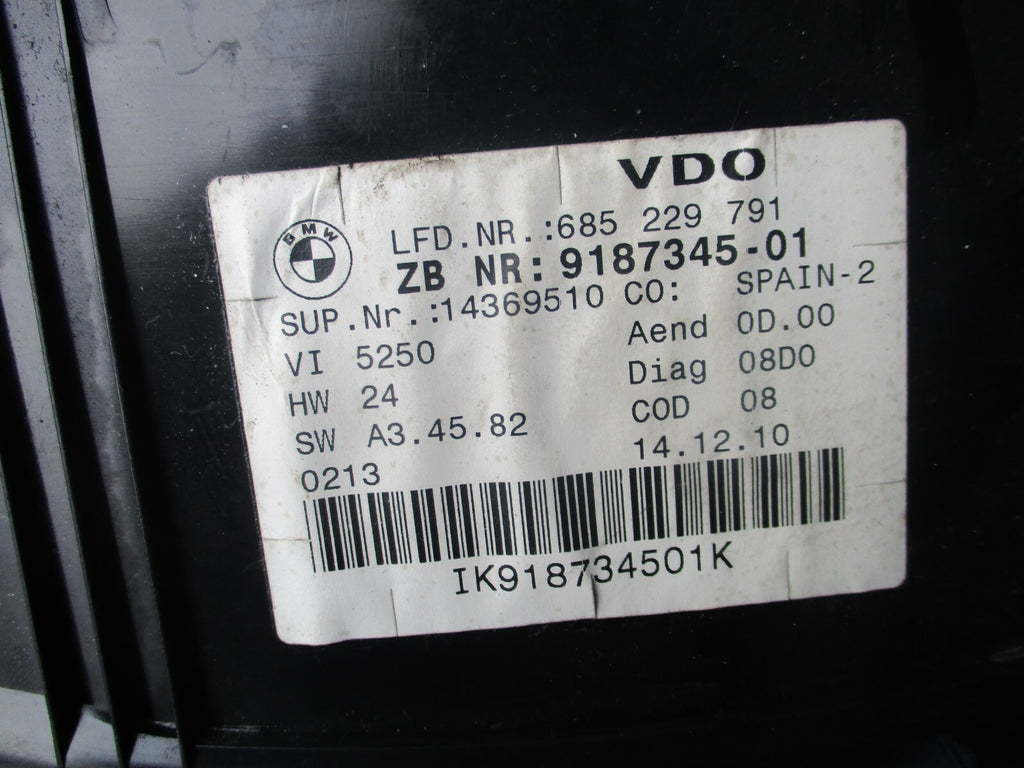 2016 BMW 4 SERIES SPEEDOMETER 14369510