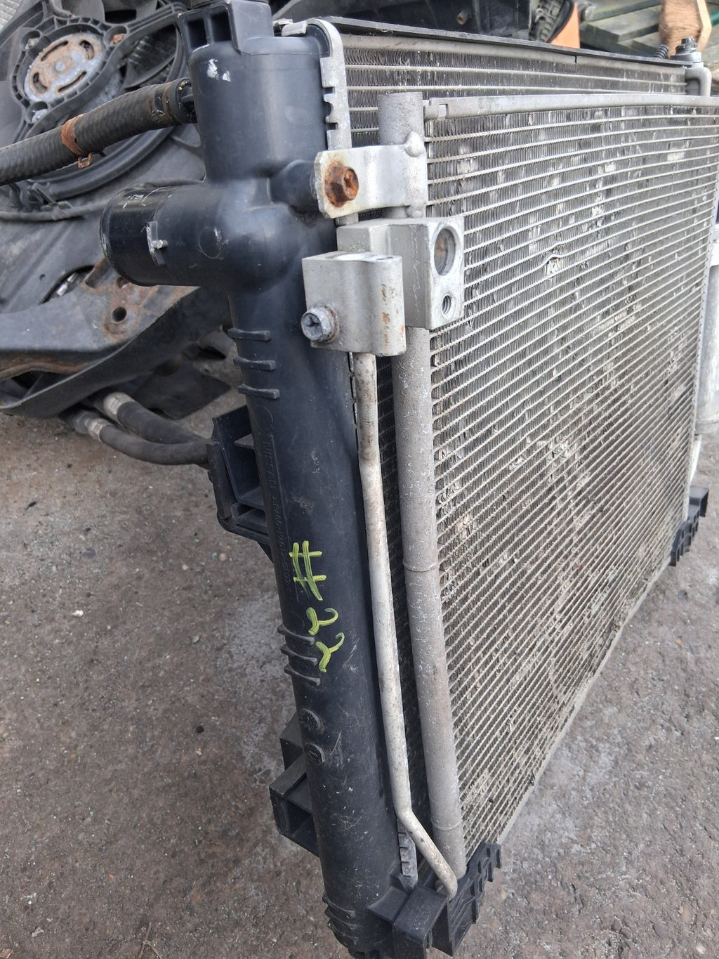 2016 NISSAN JUKE F15 1.5 DIESEL RADIATOR RAD PACK 214811KK5C