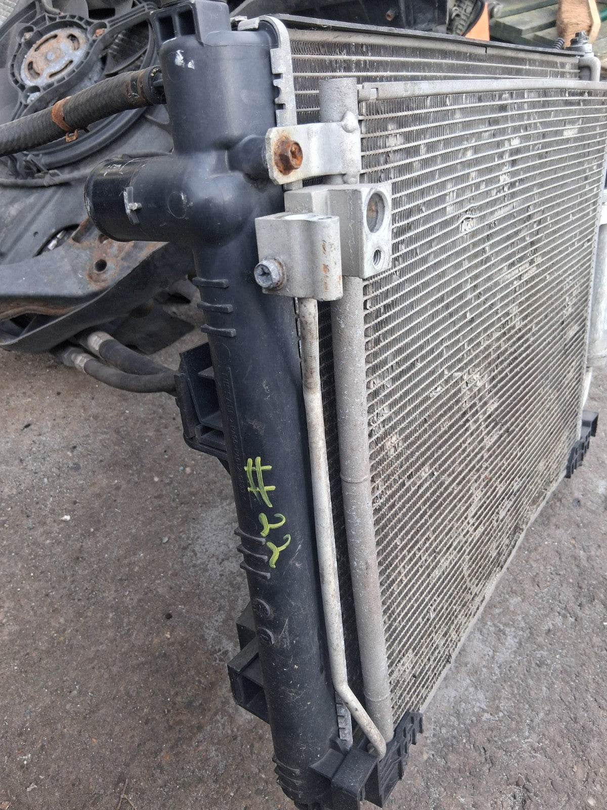 2016 NISSAN JUKE F15 1.5 DIESEL RADIATOR RAD PACK 214811KK5C