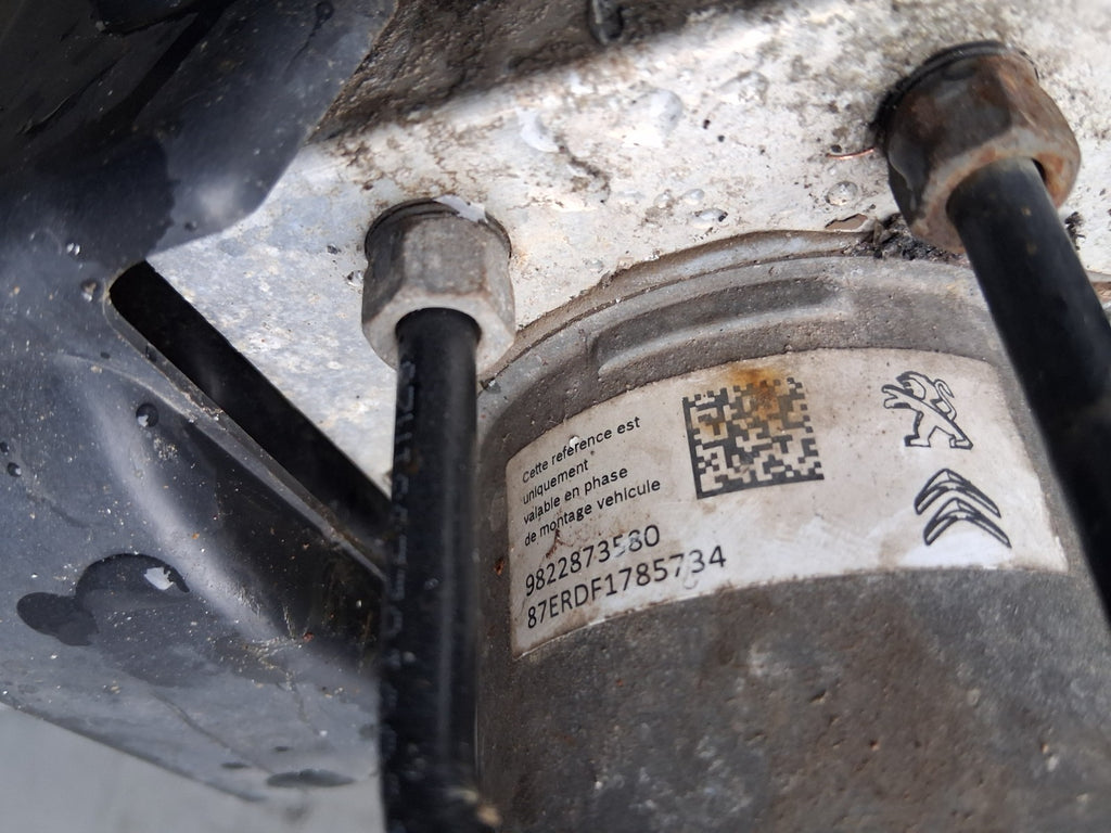 2018 CITROEN BERLINGO MK2 ABS PUMP CONTROL MODULATOR 9822873580