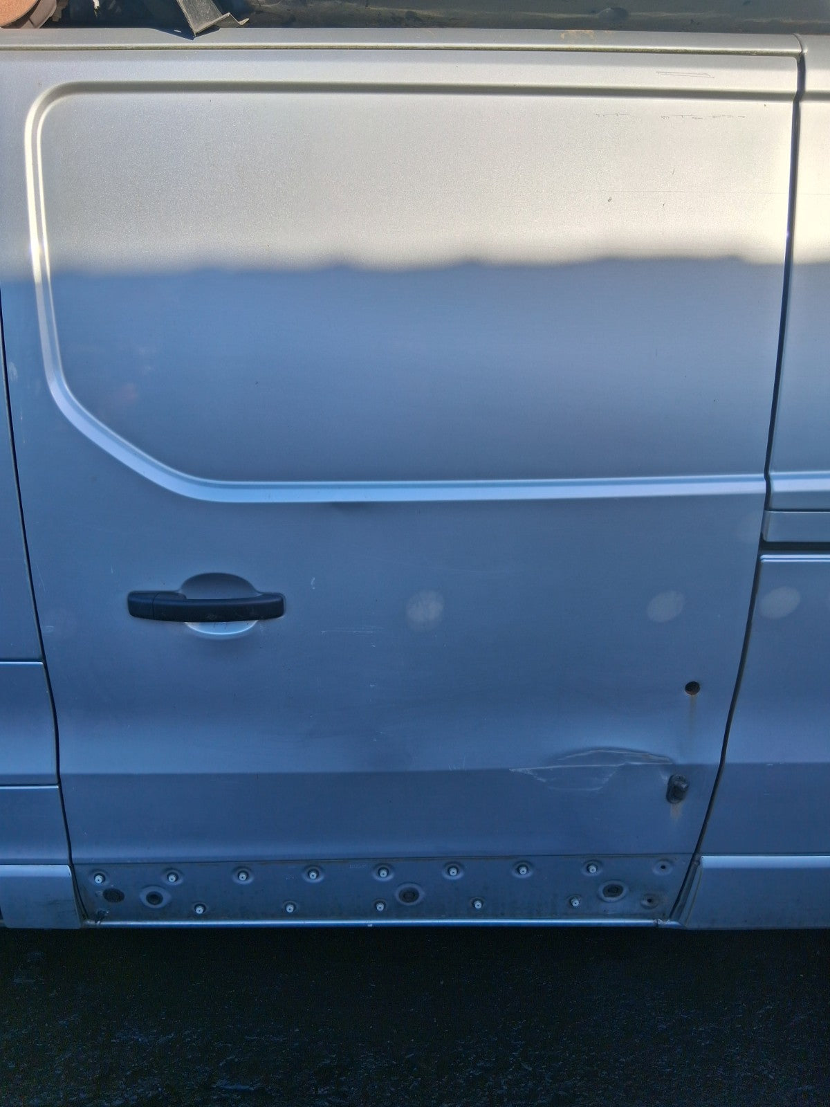 2017 VAUXHALL VIVARO MK2 NS PASSENGER SIDE COMPLETE SLIDING DOOR SILVER L193