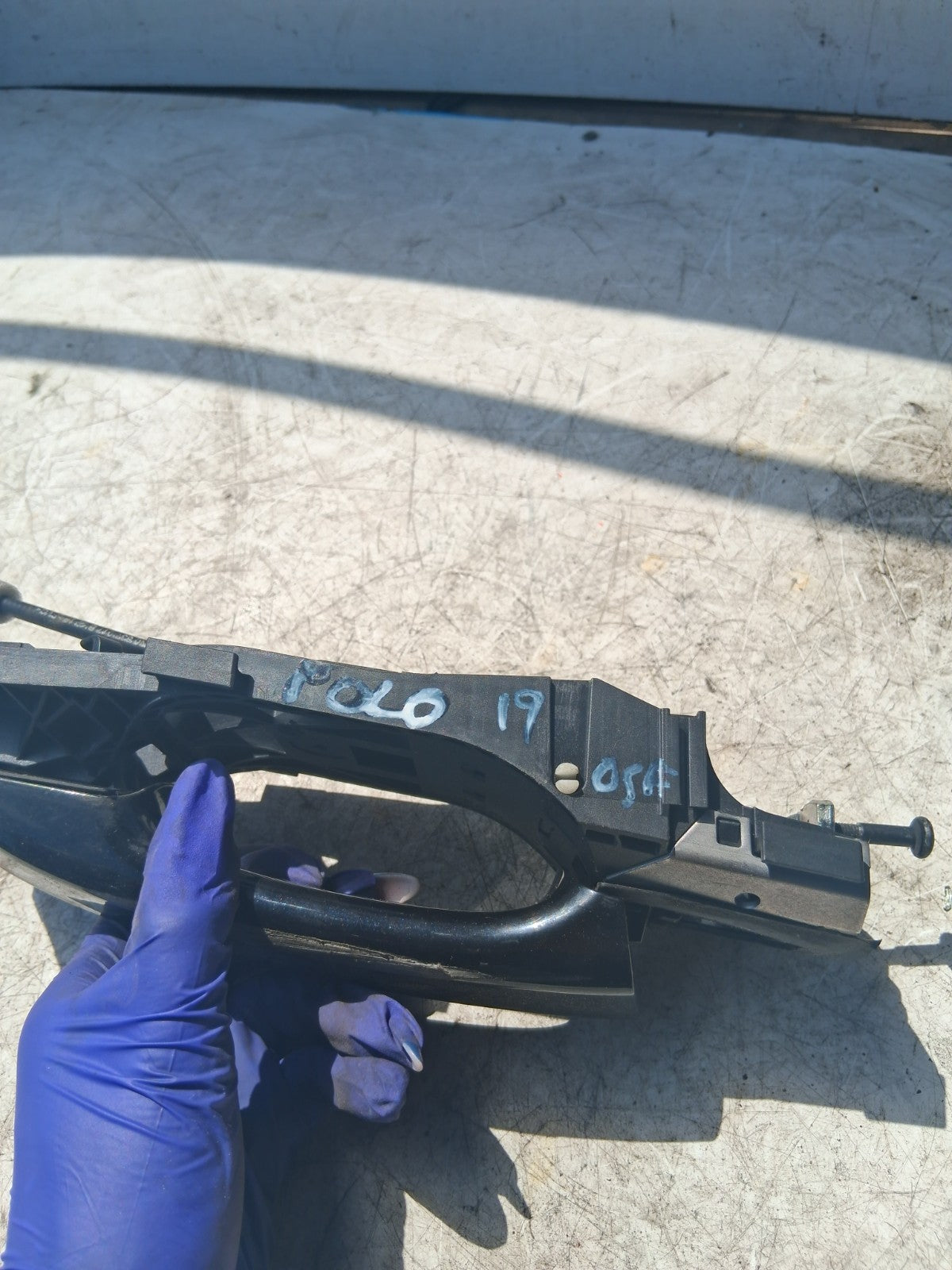 2019 VOLKSWAGEN POLO OSF DRIVER SIDE FRONT EXTERIOR DOOR HANDLE