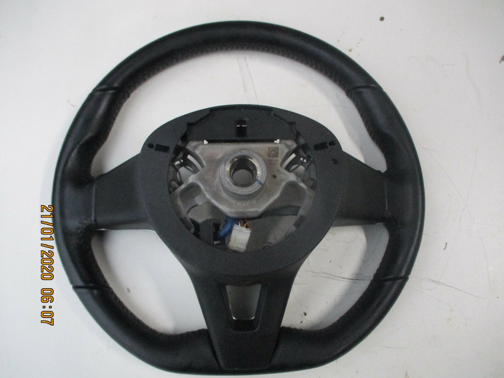 NISSAN QASHQAI 2018 LEATHER MULTI FUNCTION FLAT BOTTOM STEERING WHEEL 34257522B