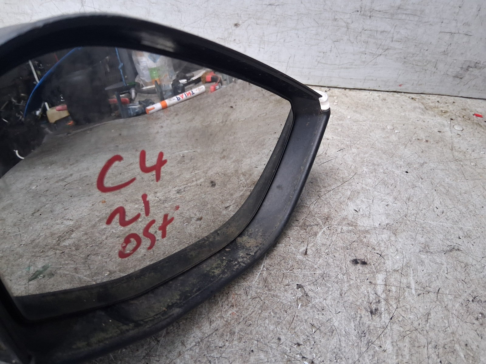 2021 CITROEN C4 MK3 OSF DRIVER SIDE FRONT RIGHT WING MIRROR BLACK