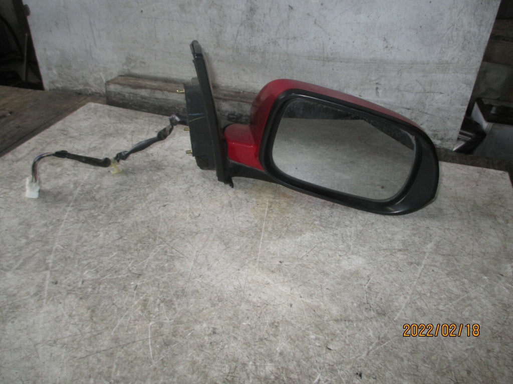 HONDA CIVIC MK7 SPORT 2005 3 DOOR OS DRIVER SIDE ELECTRIC DOOR WING MIRROR RED