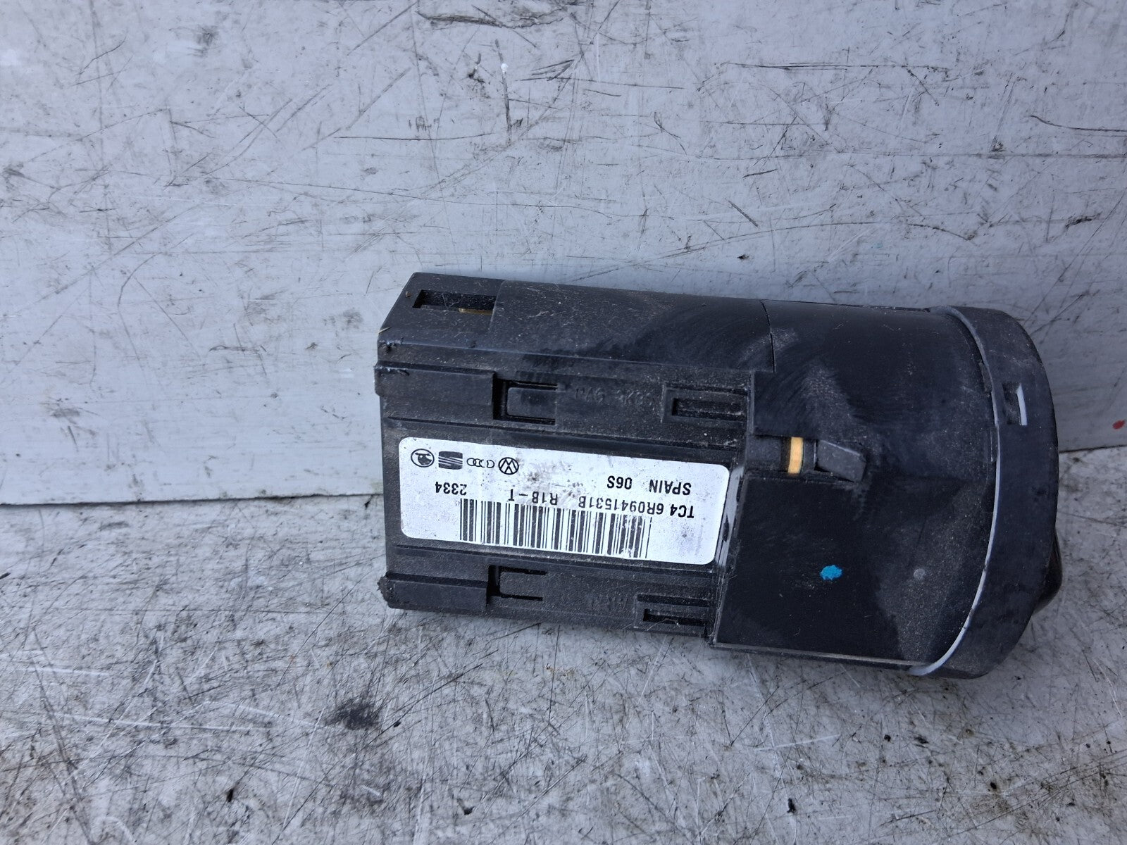 2014 VW VOLKSWAGEN UP HEADLIGHT CONTROL ADJUSTER SWITCH 6R0941531B