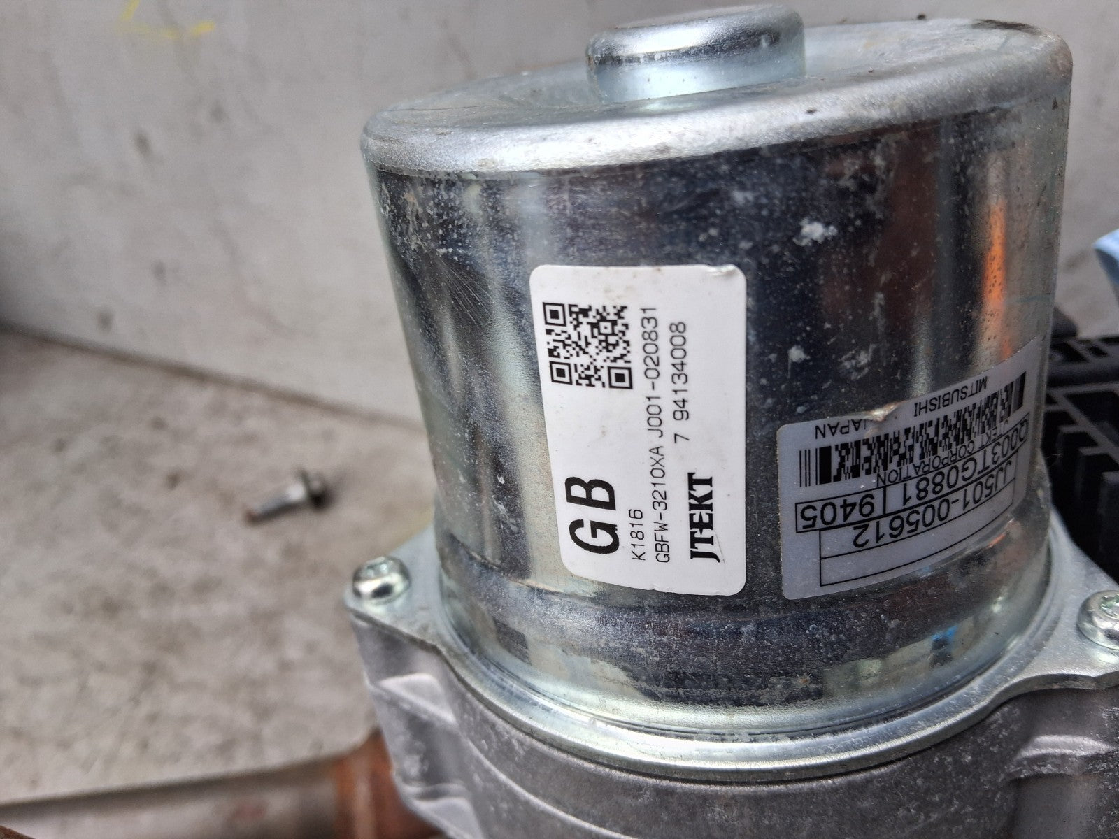 2019 MAZDA 6 STEERING COLUMN JJ501-005612