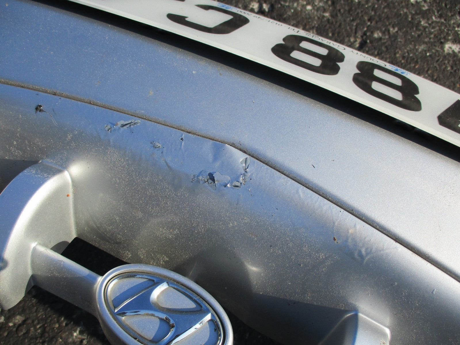 HYUNDAI ACCENT LC MK2 FRONT BUMPER COMPLETE SILVER