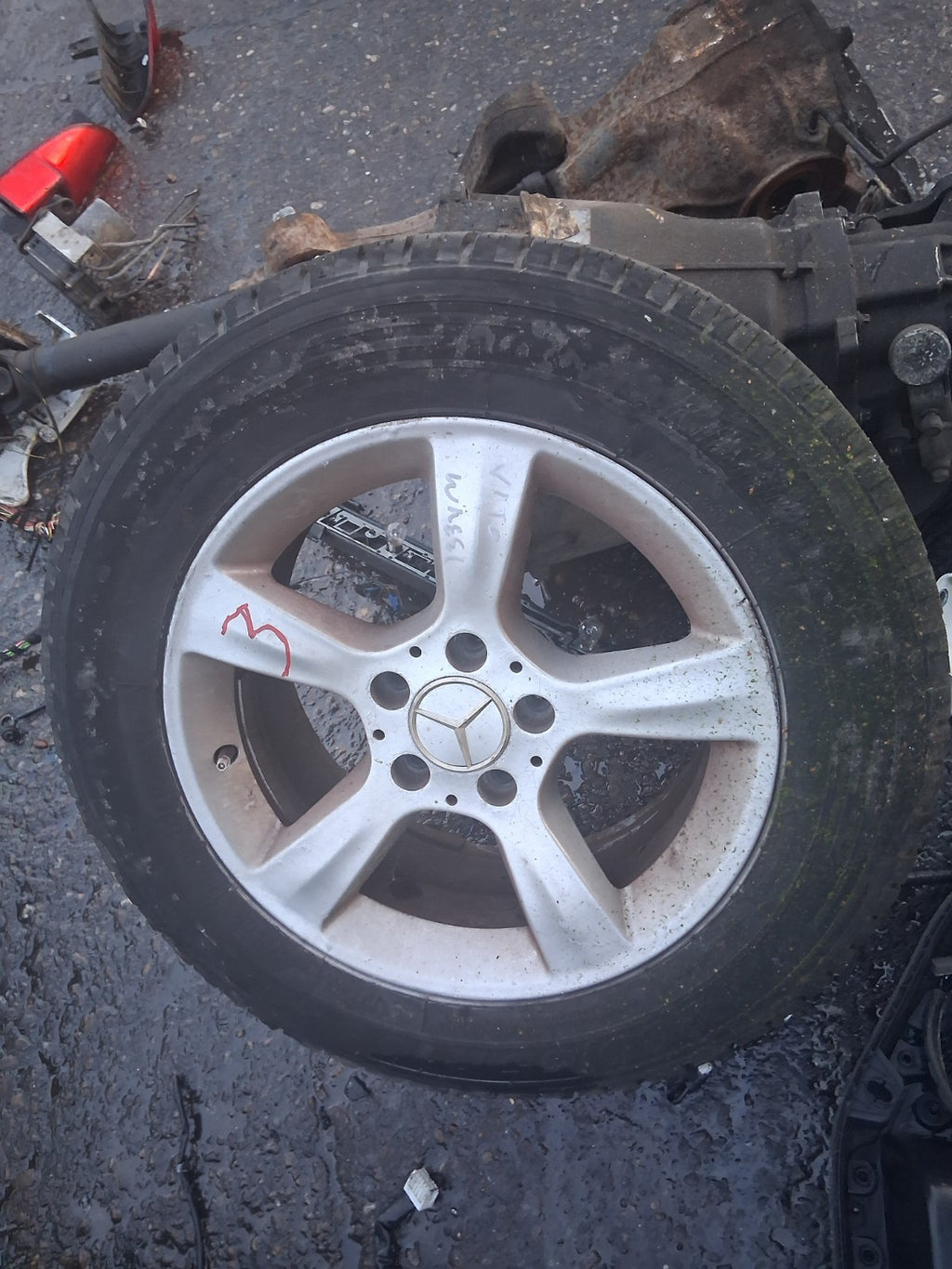 2007 MERCEDES BENZ VITO W639 16 INCH ALLOY WHEEL WITH TYRE 205/65R16
