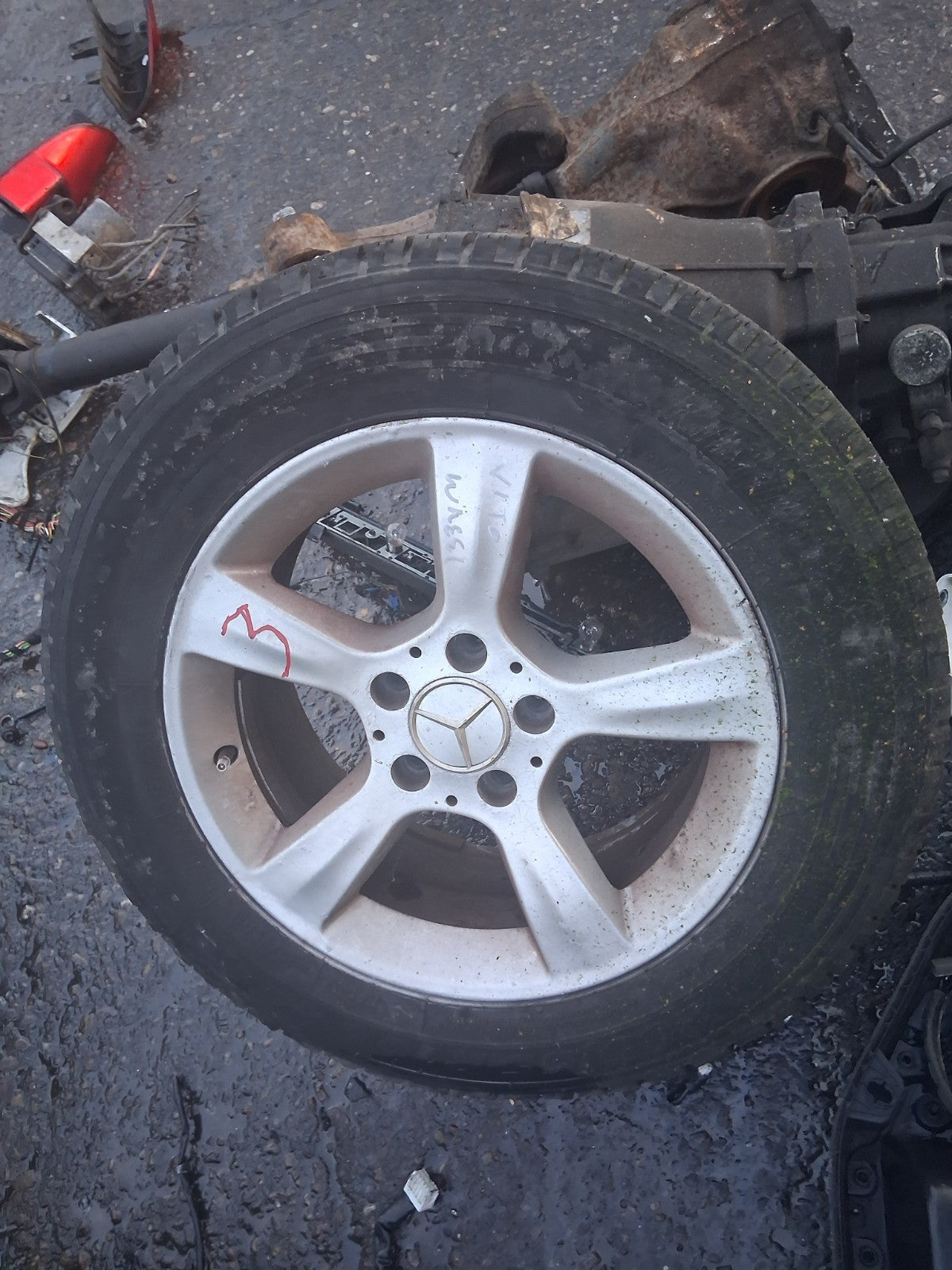 2007 MERCEDES BENZ VITO W639 16 INCH ALLOY WHEEL WITH TYRE 205/65R16