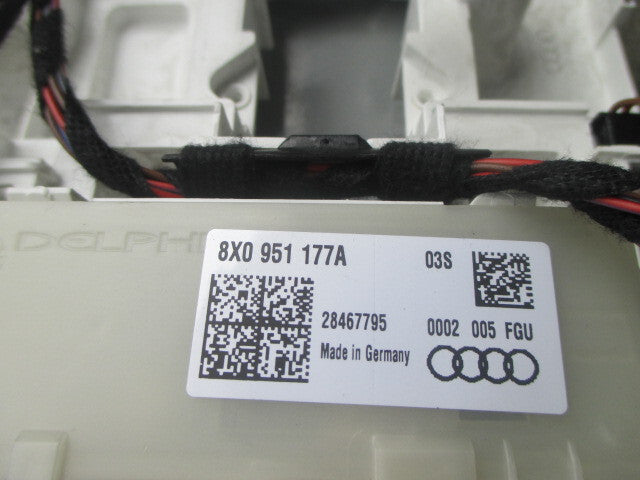2018 AUDI A1  8X INTERIOR ROOF CENTRE LIGHT 8X0951177A