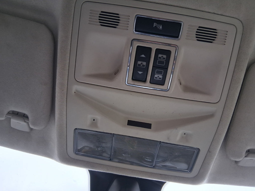 JAGUAR XJ X351 2012 FRONT INTERIOR ROOF READING LIGHT WITH ROOF CONTROL SWITCHES