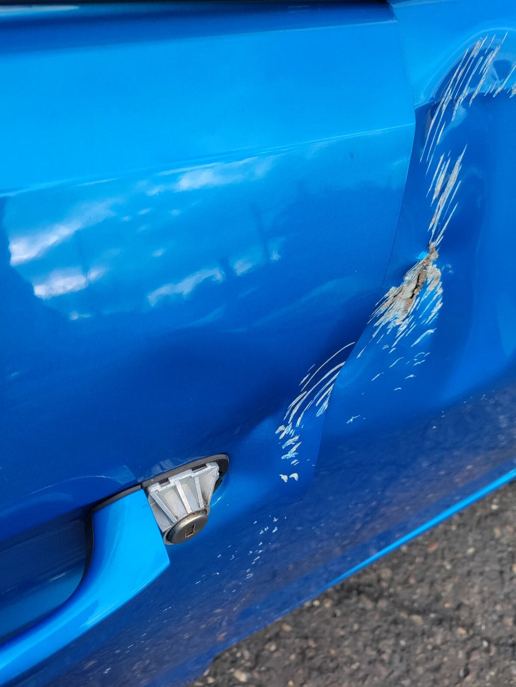 2024 VAUXHALL ASTRA L ESTATE NSF PASSENGER FRONT BARE DOOR DAMAGE BLUE ESM