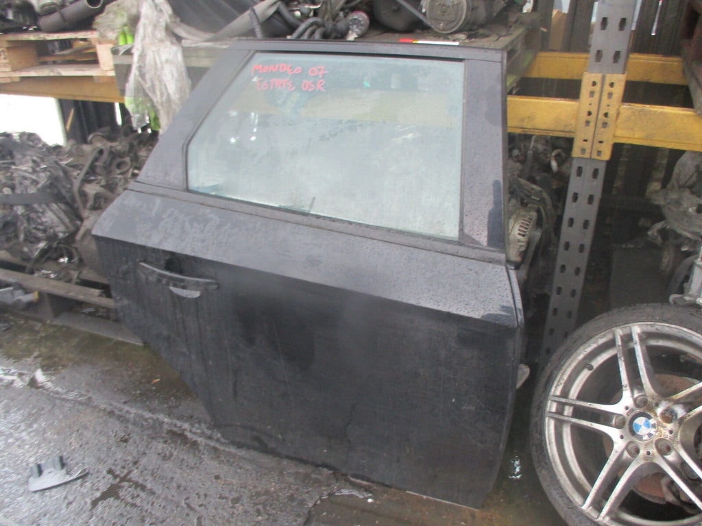 FORD MONDEO MK4 2007 ESTATE OSR DRIVER SIDE REAR COMPLETE DOOR BLACK