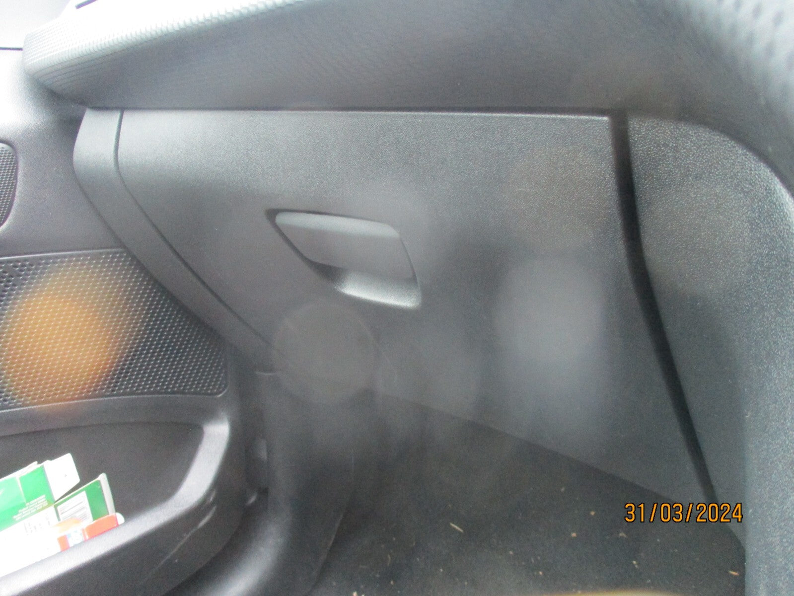 PEUGEOT 208 2016 NS PASSENGER SIDE STORAGE COMPARTMENT GLOVEBOX