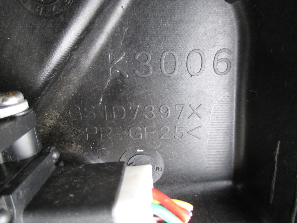 MAZDA 6 2011 NSR PASSENGER SIDE REAR PANEL REGULATOR MOTOR D 6515958X 1D7397X