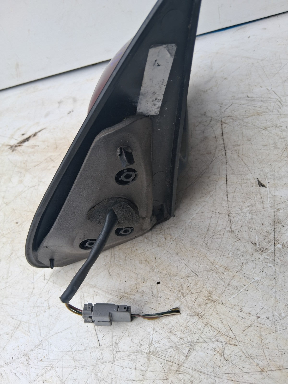 2005 NISSAN ALMERA RED OSF DRIVER RIGHT OFF SIDE WING MIRROR 015827