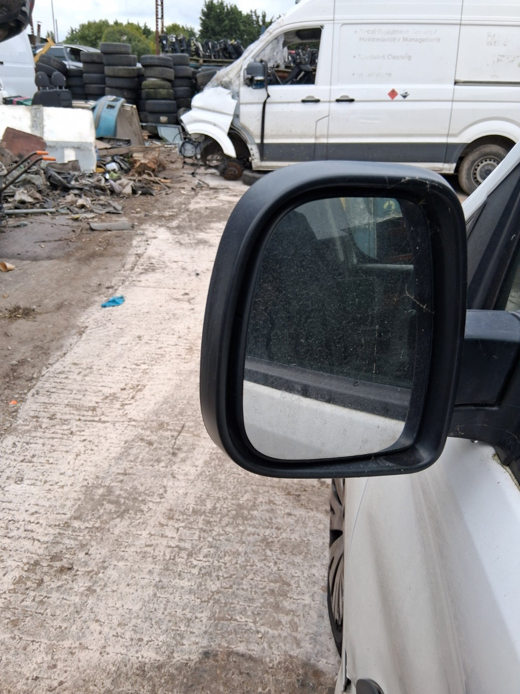 2017 CITROEN BERLINGO MK2 NSF PASSENGER SIDE FRONT LEFT WING MIRROR BLACK