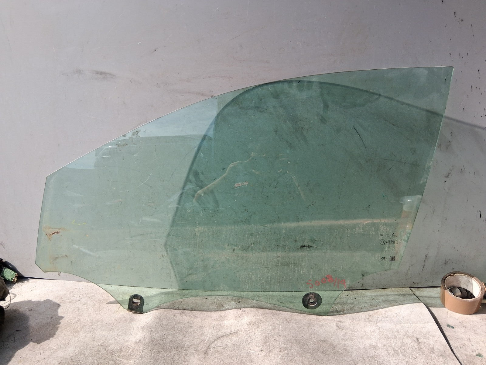 2019 PEUGEOT 5008 MK2 NSF PASSENGER SIDE FRONT LEFT WINDOW GLASS
