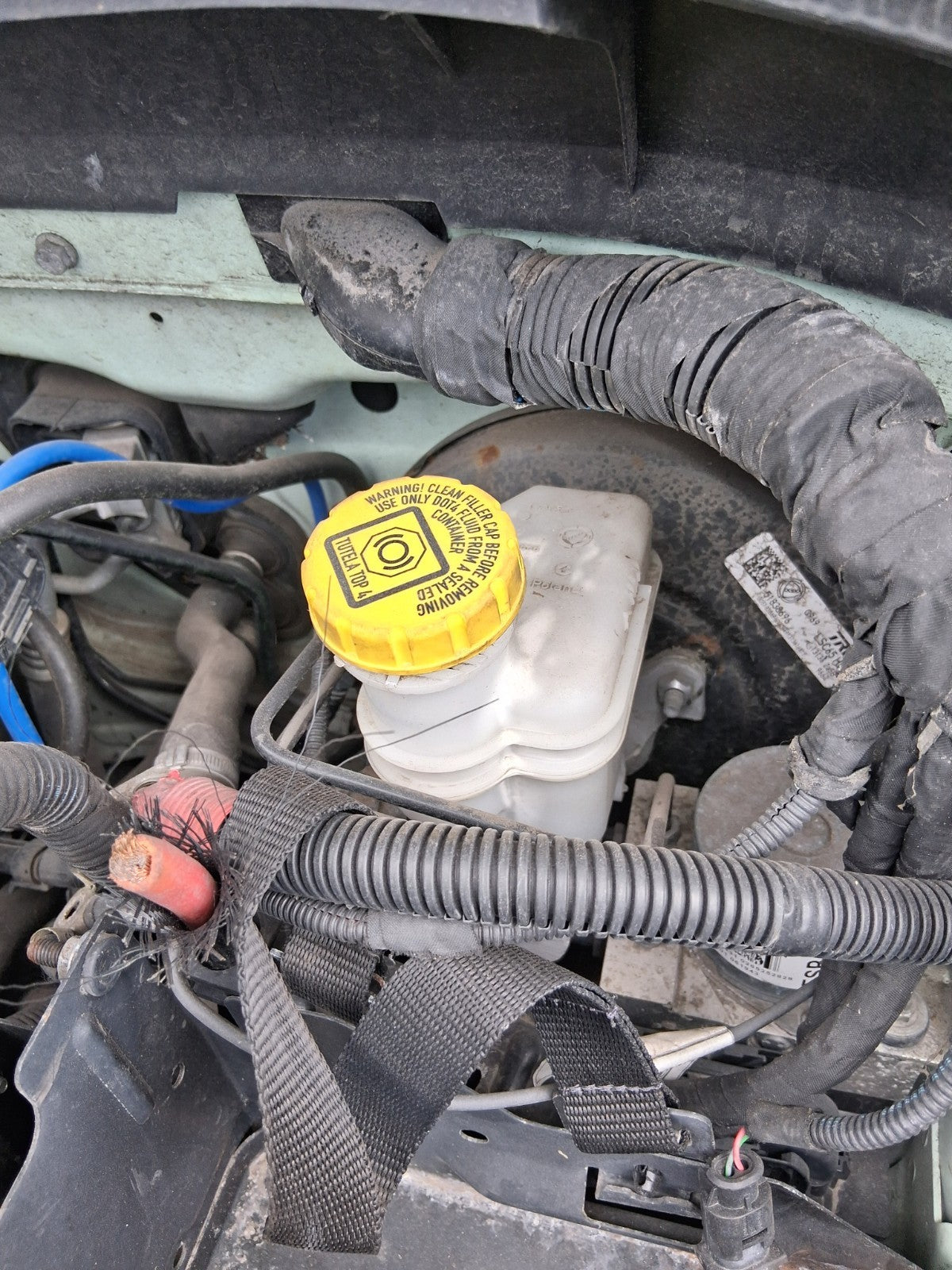 2015 FIAT 500 LOUNGE MK1 1.2 PETROL BRAKE FLUID RESERVOIR BOTTLE TANK