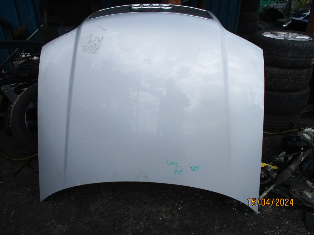 AUDI A6 C5 2002 FRONT COMPLETE BONNET HOOD SILVER