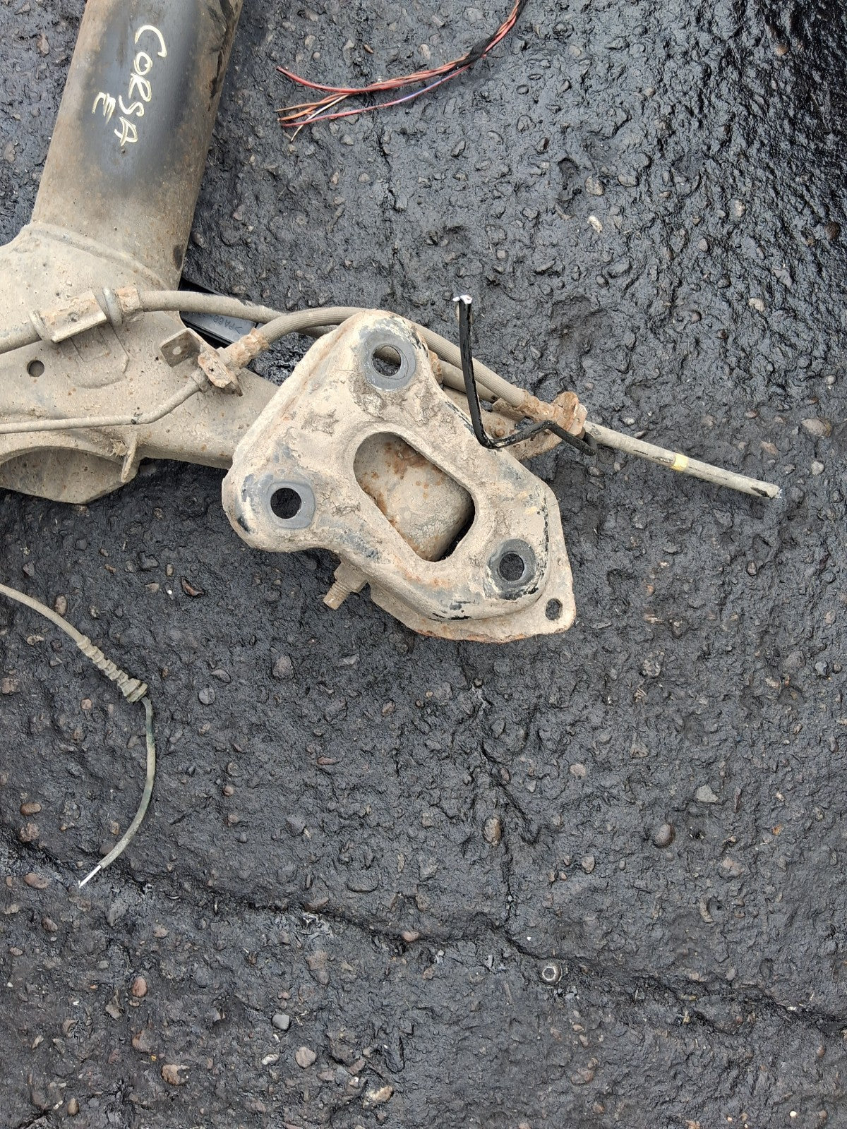 2016 VAUXHALL CORSA E REAR AXLE BEAM DISC TYPE