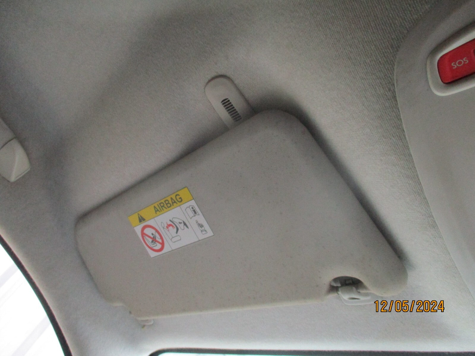 VAUXHALL VIVARO MK3 2020 NSF PASSENGER SIDE FRONT INTERIOR SUN VISOR