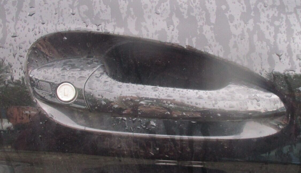 MERCEDE C CLASS COUPE W204 2012 OSF DRIVERS FRONT EXTERIOR DOOR HANDLE BLACK 197