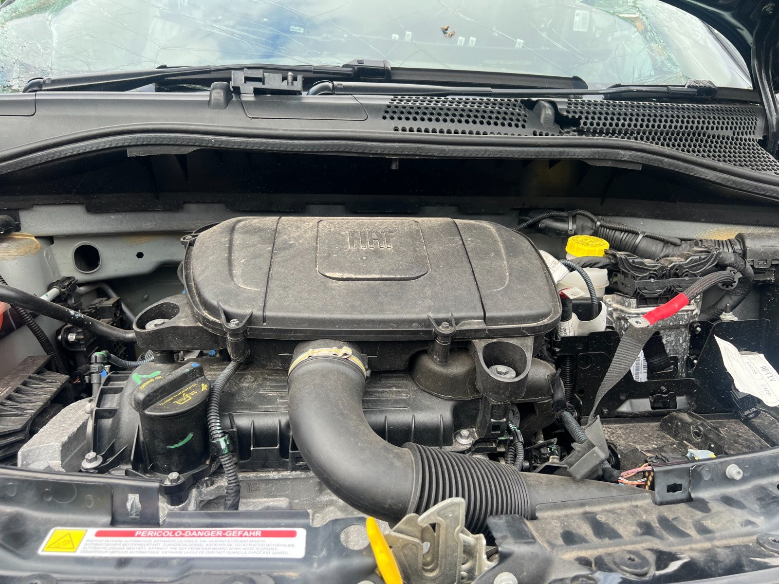 2024 FIAT 500 MHEV 1.0 PETROL HYBRID BARE ENGINE WITH INJECTORS & PUMP 46341162