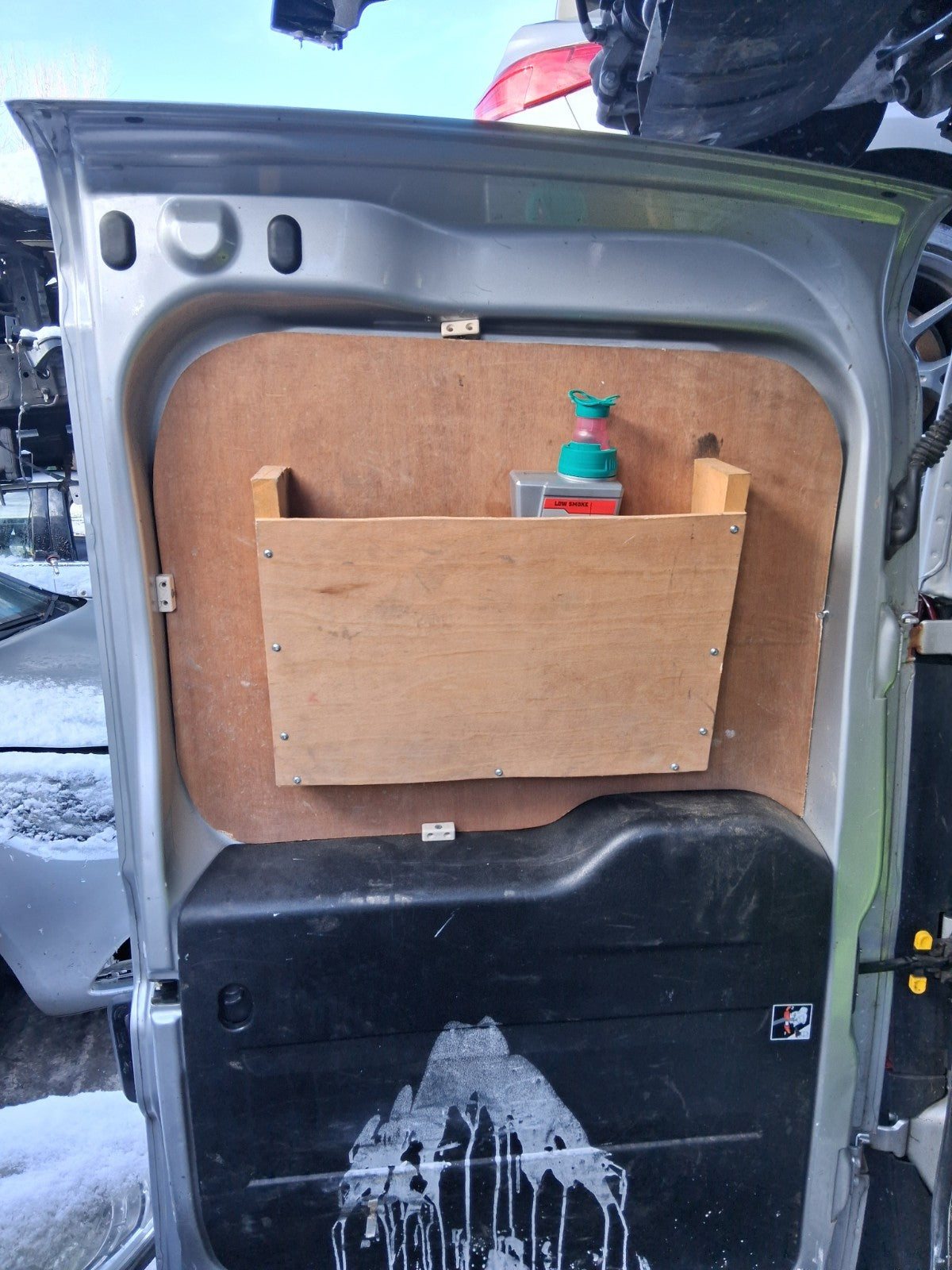 2015 VAUXHALL COMBO D NSR PASSENGER SIDE REAR LEFT COMPLETE DOOR SILVERFISH 612A
