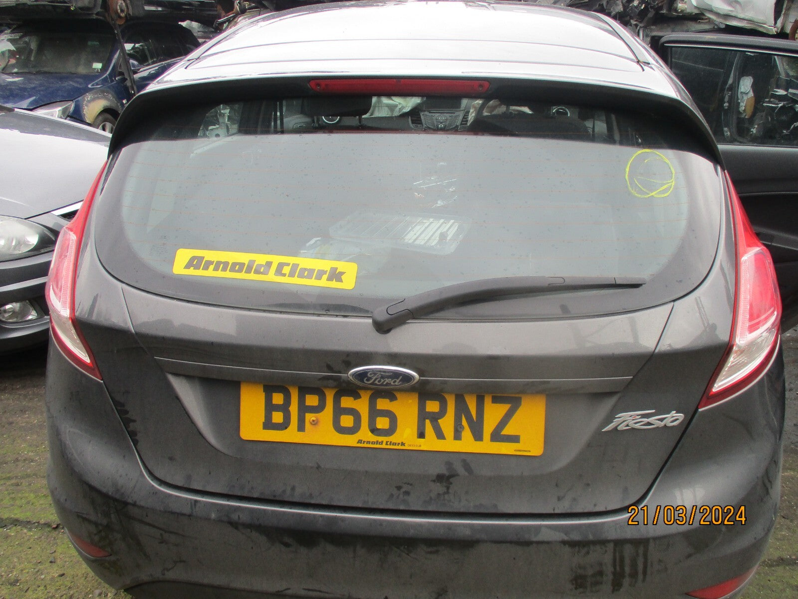 FORD FIESTA MK7 2016 OSF DRIVER SIDE FRONT ELECTRIC WINDOW SWITCH