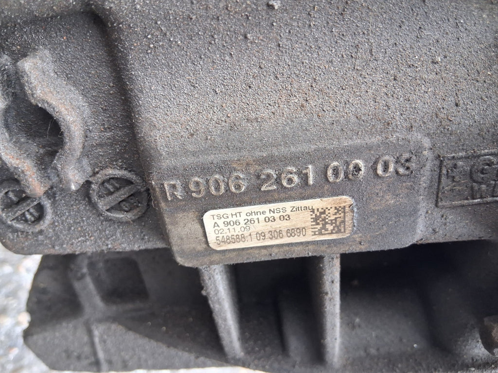 2010 MERCEDES BENZ SPRINTER W906 2.1 DIESEL MANUAL 6 SPEED GEARBOX A9062610303