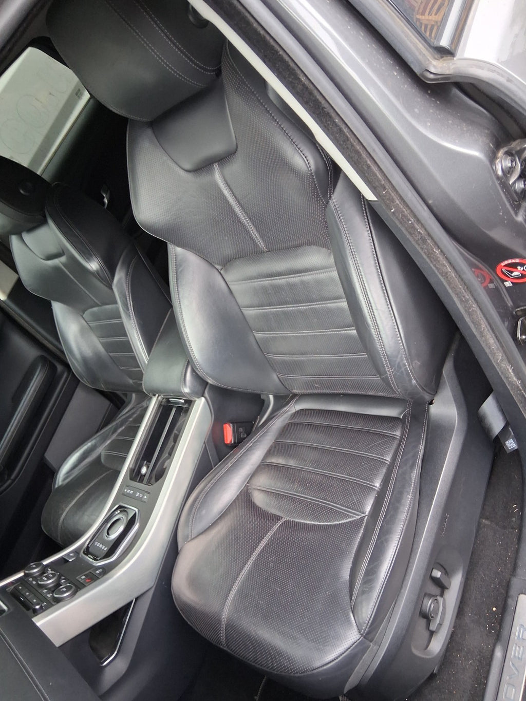 2016 RANGE ROVER EVOQUE L538 NS PASSENGER SIDE FRONT COMPLETE SEAT LEATHER BLACK
