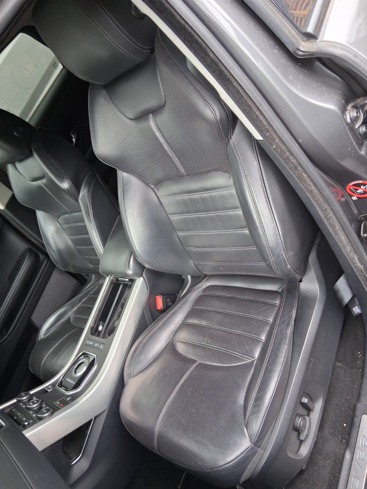 2016 RANGE ROVER EVOQUE L538 NS PASSENGER SIDE FRONT COMPLETE SEAT LEATHER BLACK