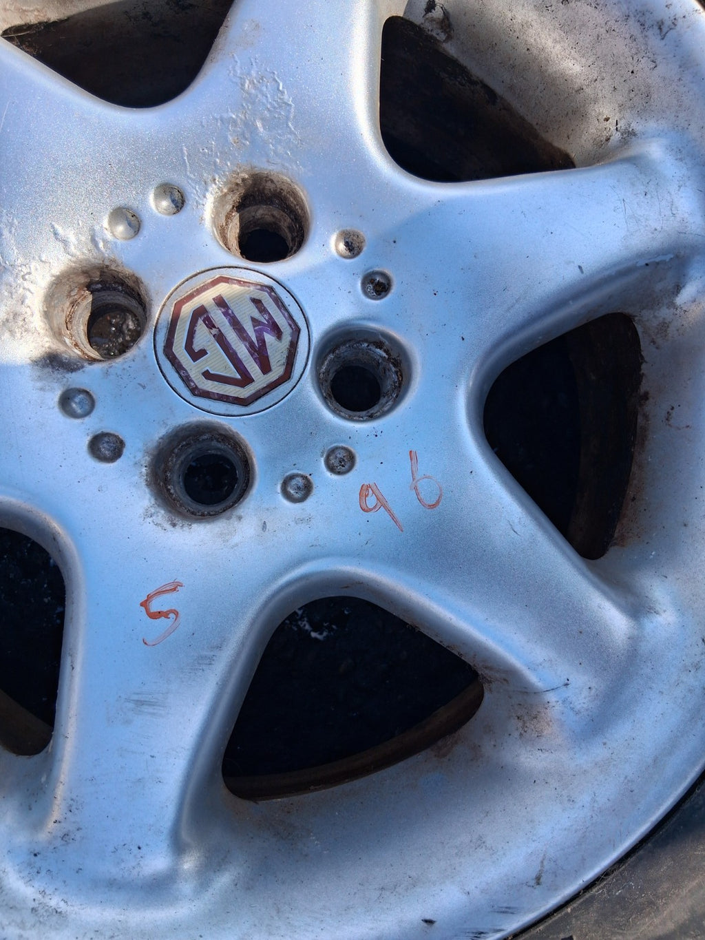MG MGF 1996 MK1 15 INCH ALLOY WHEEL WITH TYRE 205/50R15