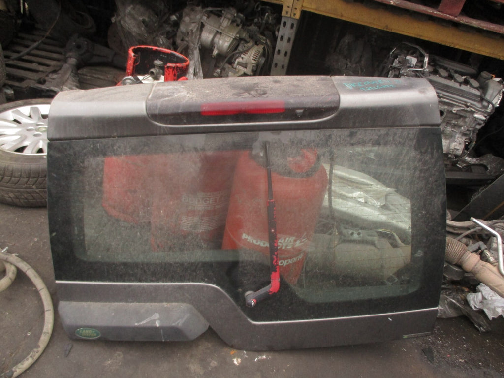 2008 LANDROVER DISCOVERY 3 UPPER TAILGATE BOOTLID GLASS HANDLE GREY 907