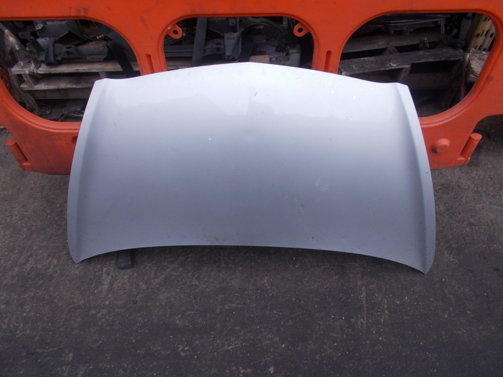 HONDA JAZZ 2004 BONNET SILVER