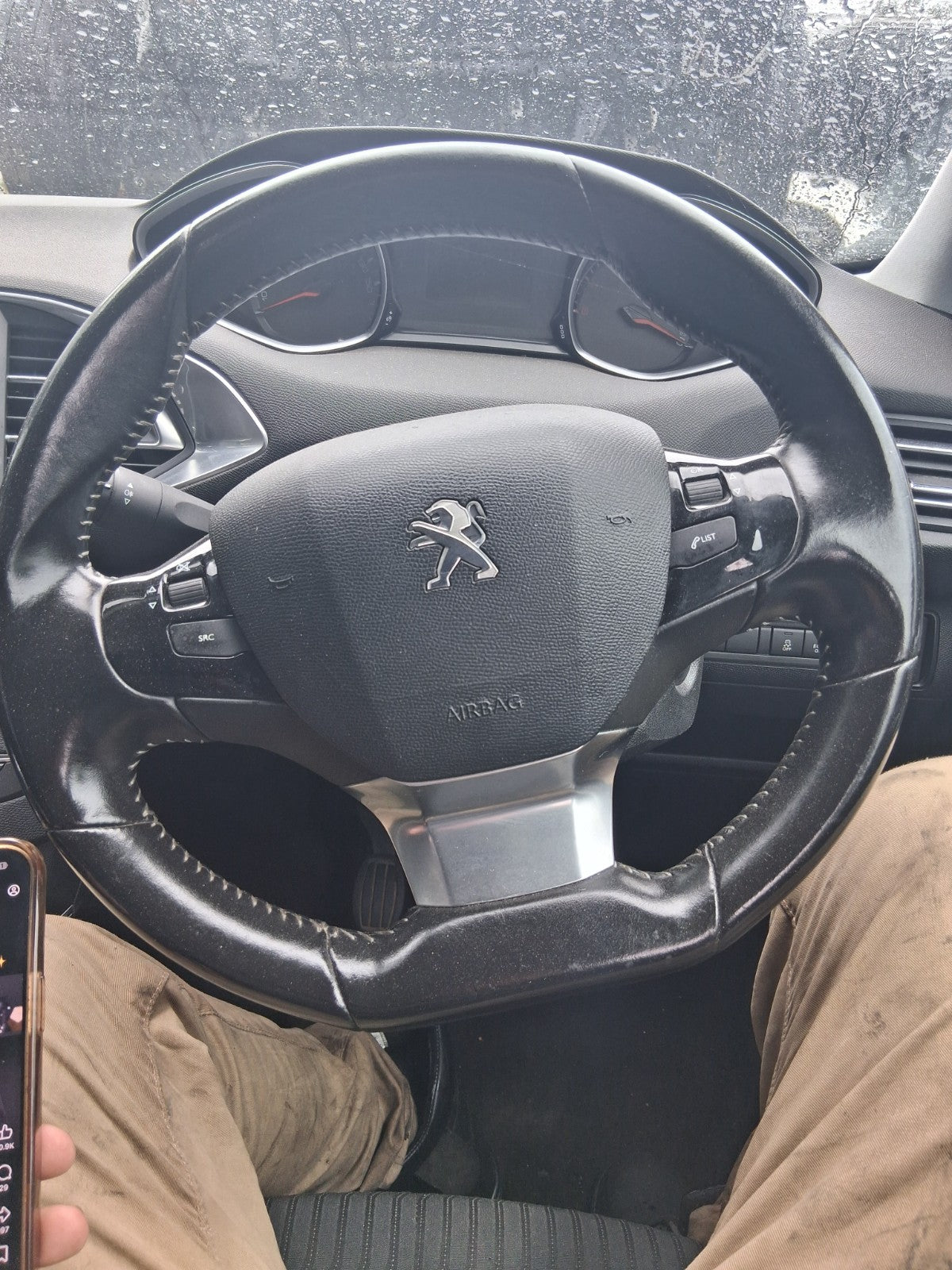 2015 PEUGEOT 308 MK2 ESTATE MULTIFUNCTIONAL STEERING WHEEL WITHOUT AIRBAG