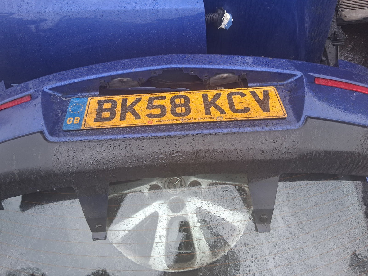 2008 MAZDA 3 BL TAKARA COMPLETE REAR BUMPER BLUE