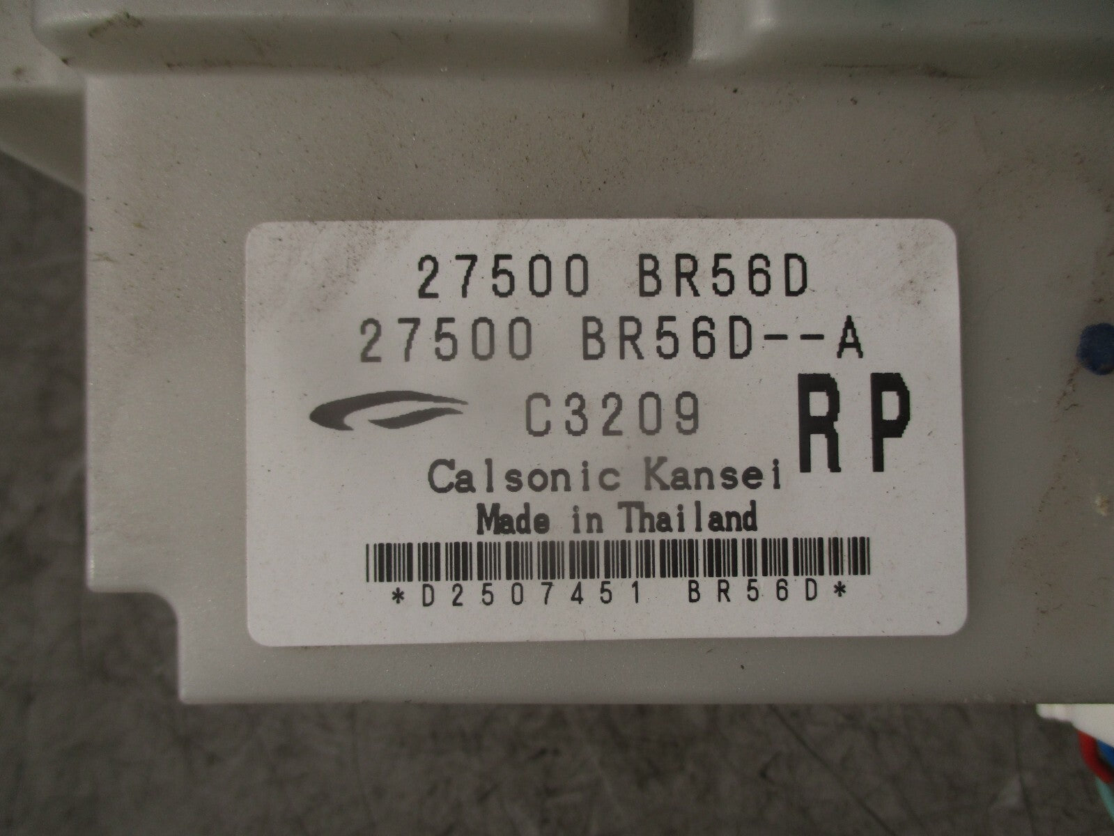 2012 NISSAN QASHQAI J10 HEATER CLIMATE CONTROL SWITCH PANEL 27500BR56D