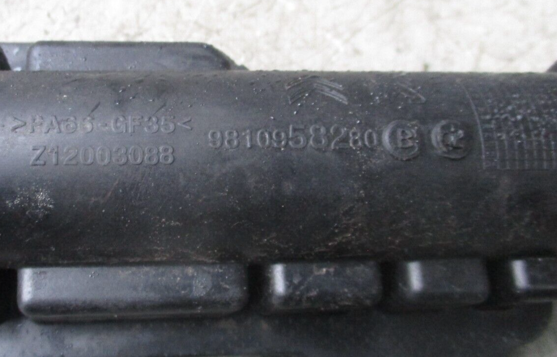 2021 PEUGEOT PARTNER MK2 INTAKE PIPE HOSE 9810958280
