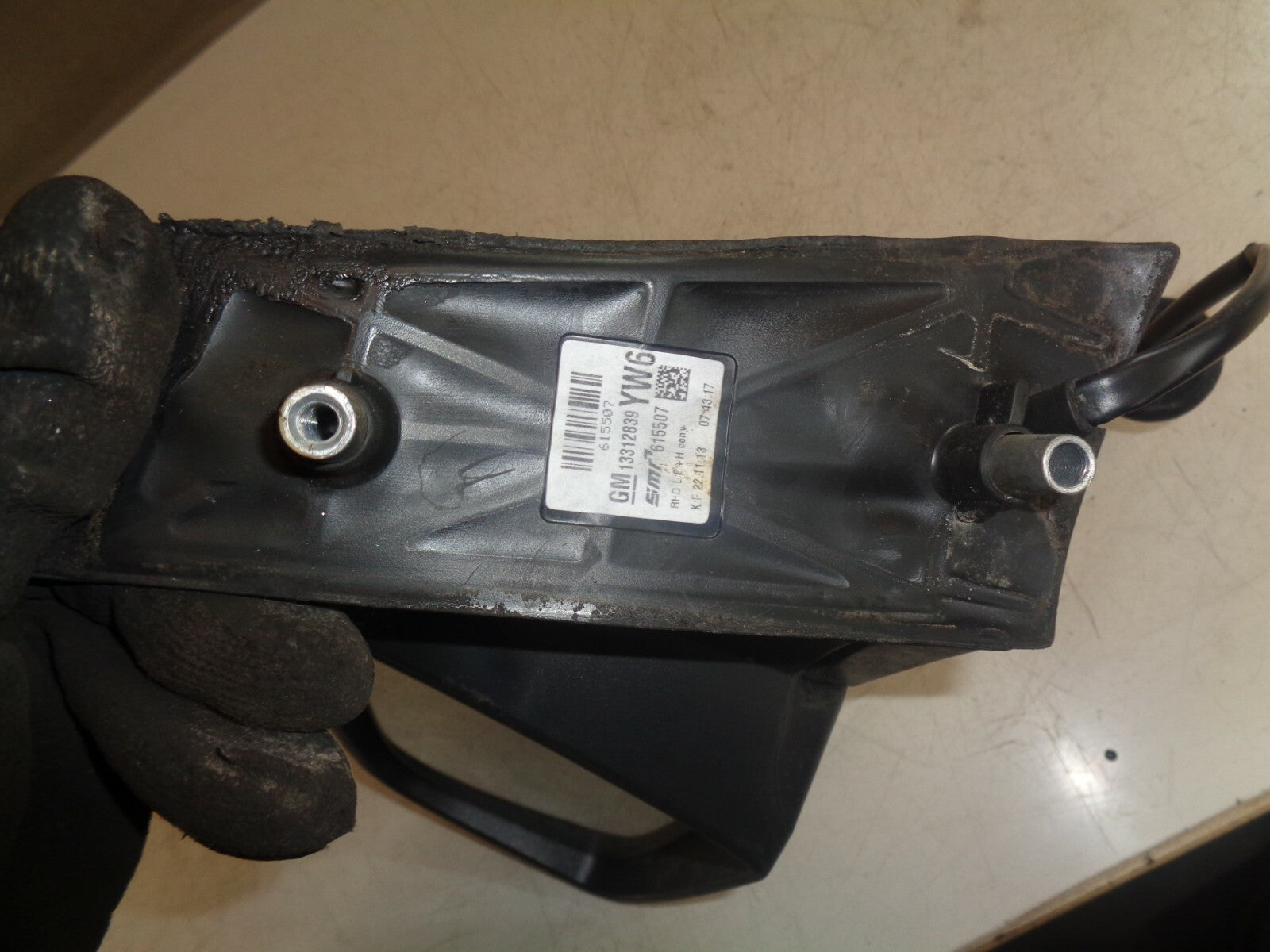 VAUXHALL ZAFIRA B MK2 2014 PASSENGER NEAR SIDE WING MIRROR DAMAGED 13312839