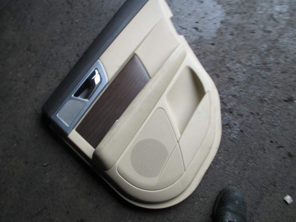 JAGUAR XF 2013 FACELIFT DRIVER SIDE REAR DOOR CARD PLASTIC PANEL ONLY