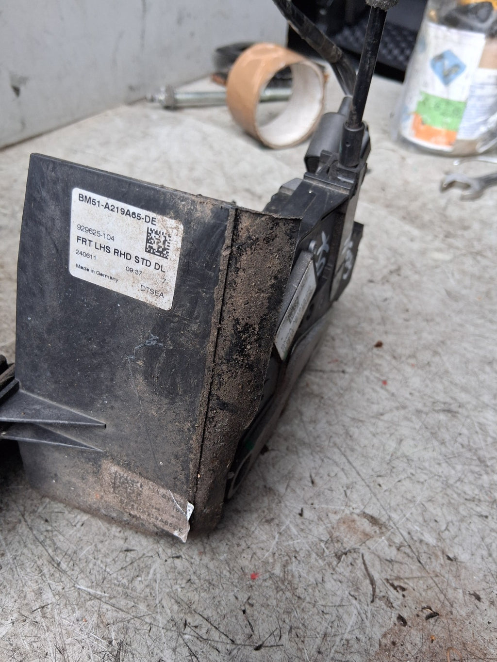 2011 FORD FOCUS OSF DRIVER FRONT DOOR LOCK MECH MECHANISM 921763-102